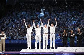 Paris 2024 - Fencing - Team France Wins Silver