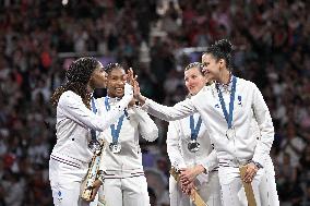 Paris 2024 - Fencing - Team France Wins Silver