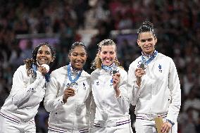 Paris 2024 - Fencing - Team France Wins Silver