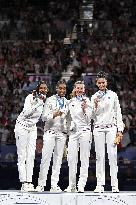 Paris 2024 - Fencing - Team France Wins Silver