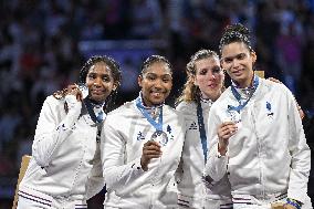 Paris 2024 - Fencing - Team France Wins Silver