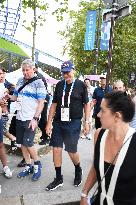 Paris 2024 - Bill Gates Arrives At Bercy Arena