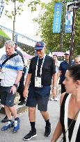 Paris 2024 - Bill Gates Arrives At Bercy Arena