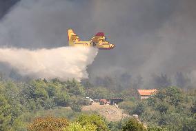 CROATIA-SKRADIN-WILDFIRE