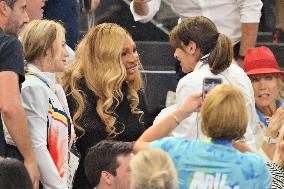 Paris 2024 - Celebs Attend Women’s Artistic Gymnastics