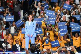 Madam Vice President Of The United States Kamala Harris Delivered Remarks At Harris For President Campaign Rally In Atlanta Geor