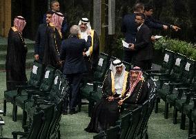 Iran-Parliament, Swearing-in Ceremony Of New President Masoud Pezeshkian