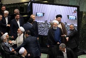 Iran-Parliament, Swearing-in Ceremony Of New President Masoud Pezeshkian