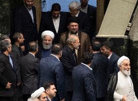 Iran-Parliament, Swearing-in Ceremony Of New President Masoud Pezeshkian