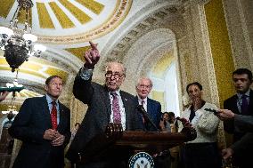 Senate Democrats And Republicans Press Conferences - Washington