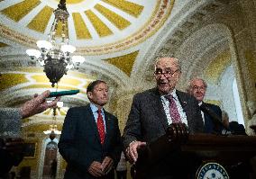 Senate Democrats And Republicans Press Conferences - Washington