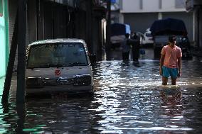 Incessant Rainfall Over Night In Kathmandu