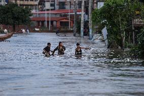 Incessant Rainfall Over Night In Kathmandu