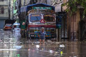 Incessant Rainfall Over Night In Kathmandu