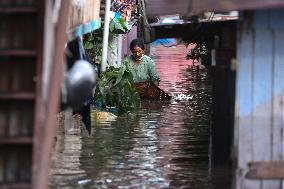 Incessant Rainfall Over Night In Kathmandu