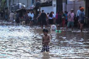 Incessant Rainfall Over Night In Kathmandu