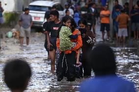 Incessant Rainfall Over Night In Kathmandu