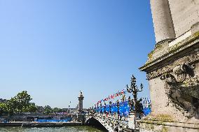 Olympic Triathlon Paris On July 31, 2024 At Pont Alexandre III Paris, France