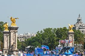 Olympic Triathlon Paris On July 31, 2024 At Pont Alexandre III Paris, France