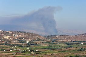 Israel And Hezbollah Exchange Fire After Golan Strike