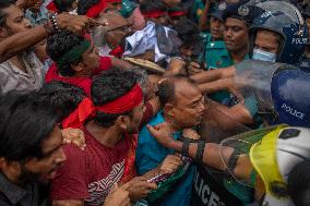 Anti-quota Protest In Dhaka