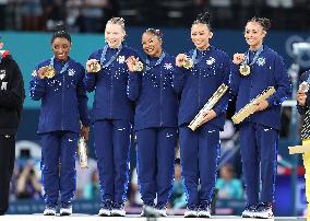 Paris 2024 - Women's Gymnastics - Team USA Takes Gold