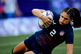 Paris 2024 - Ilona Maher Competes In Women’s Rugby Sevens