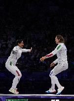 Paris 2024 - Team Italy Wins Gold In Women's Epee Team