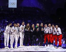 Paris 2024 - Team Italy Wins Gold In Women's Epee Team