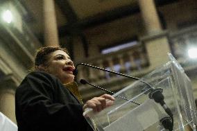 Clara Brugada, Elected Head Of Government For Mexico City, Holds Press Conference