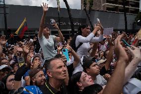 Protest In Caracas, Venezuela Followings Elections Result