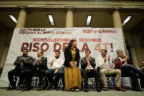 Clara Brugada, Elected Head Of Government For Mexico City, Holds Press Conference