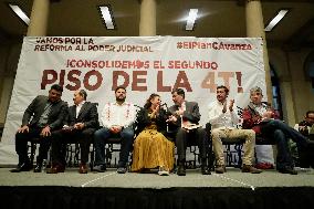 Clara Brugada, Elected Head Of Government For Mexico City, Holds Press Conference