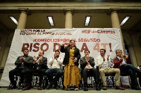 Clara Brugada, Elected Head Of Government For Mexico City, Holds Press Conference