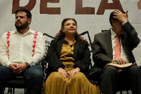 Clara Brugada, Elected Head Of Government For Mexico City, Holds Press Conference