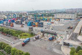 CHINA-CHONGQING-LOGISTICS HUB-OPENING UP (CN)