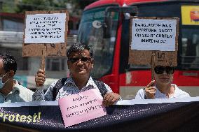 Protest Gathering At The Embassy Of Bangladesh To Stand In Solidarity With The Students Of Bangladesh