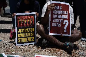 Protest Gathering At The Embassy Of Bangladesh To Stand In Solidarity With The Students Of Bangladesh