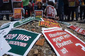 Protest Gathering At The Embassy Of Bangladesh To Stand In Solidarity With The Students Of Bangladesh