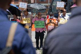 Protest Gathering At The Embassy Of Bangladesh To Stand In Solidarity With The Students Of Bangladesh