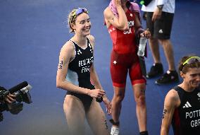 Paris 2024 - Cassandre Beaugrand Wins Gold In Women's Individual Triathlon