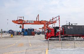 CHINA-CHONGQING-LOGISTICS HUB-OPENING UP (CN)