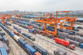 CHINA-CHONGQING-LOGISTICS HUB-OPENING UP (CN)