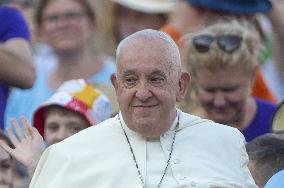 Pope Francis Attends An Open-Air Audience - Vatican