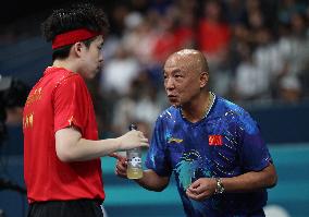 (PARIS2024)FRANCE-PARIS-OLY-TABLE TENNIS