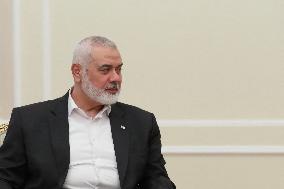 Hamas Chief Haniyeh The Day Before Being Killed - Tehran