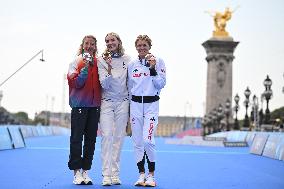 Paris 2024 - Women’s Triathlon Medal Ceremony