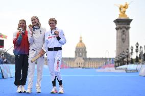 Paris 2024 - Women’s Triathlon Medal Ceremony