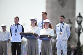 Paris 2024 - Men’s Triathlon Medal Ceremony