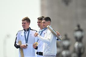 Paris 2024 - Men’s Triathlon Medal Ceremony